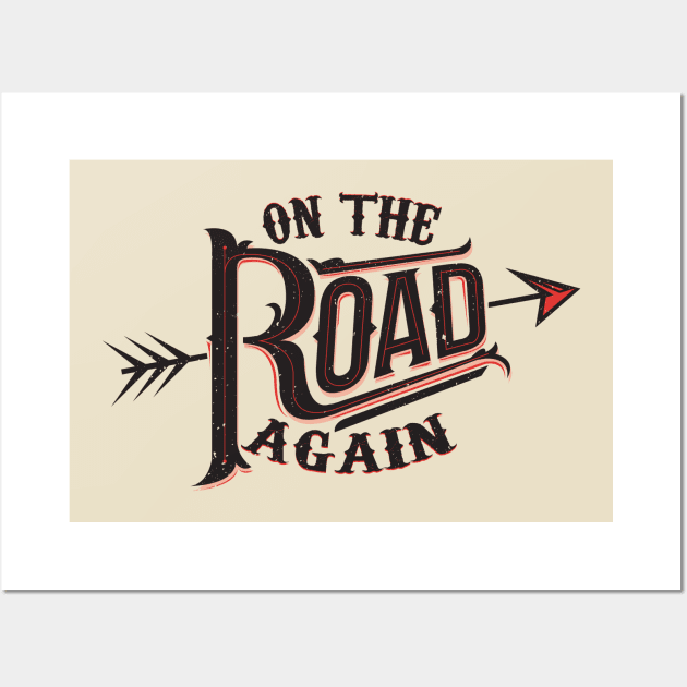 On the road again Wall Art by Bishok